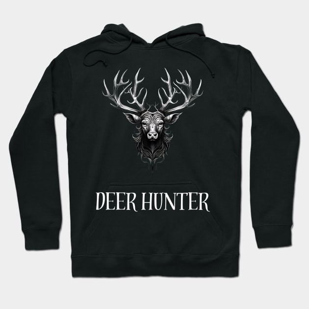 Deer head Hoodie by vaporgraphic